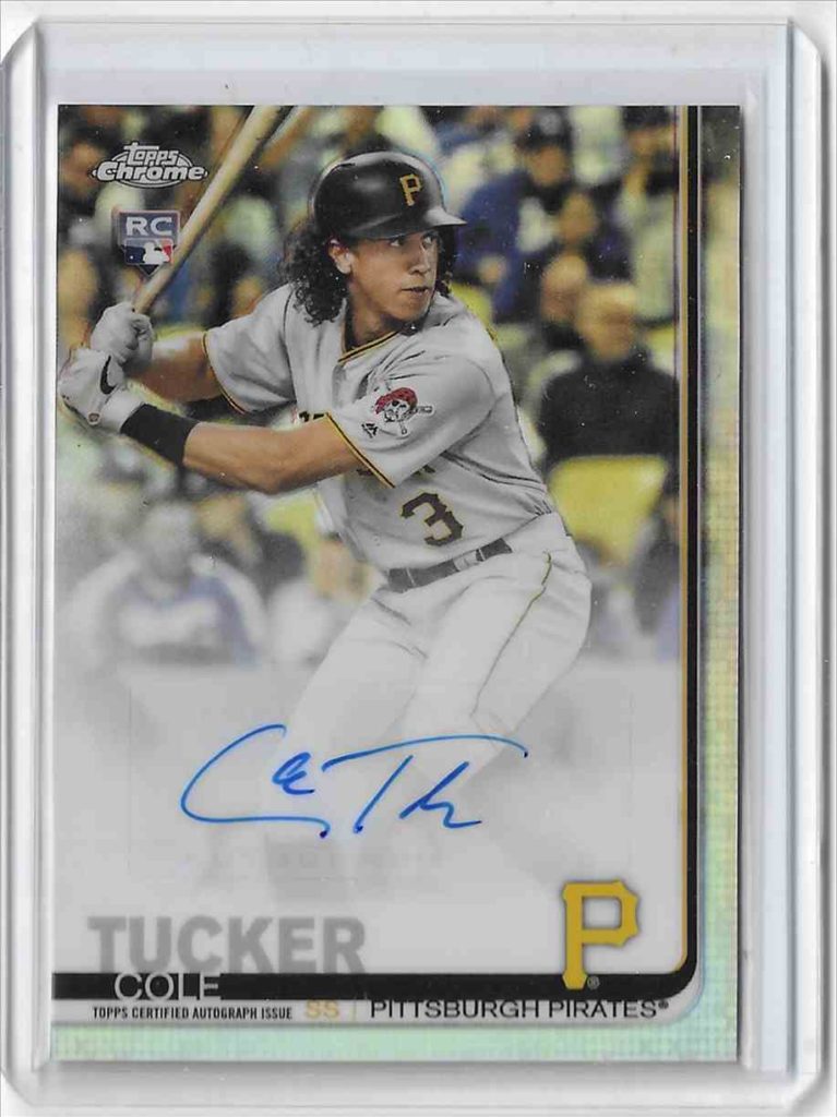 2019 Topps Chrome Update CUA-CT Cole Tucker